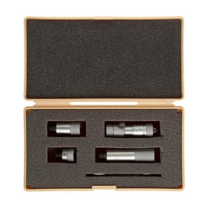 Mitutoyo 2 - 6 inch Mechanical Carbide-tipped Tubular Inside Micrometer with Extension Rods, 137-216