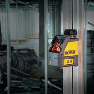 Dewalt Cross Line Laser For Various Leveling & Layout Applications (Red), DW088K-XJ