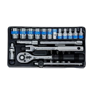 Taparia 23 Pcs 1/4 Inch Sq. Drive Socket Set (6.3 mm), S 1/4 H