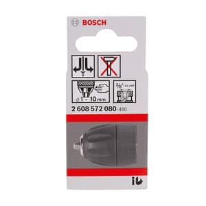 Bosch 3/8" x 24 UNF, 1 - 10 mm Capacity, Keyless Chucks, 2 608 572 080