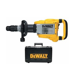 Dewalt 1600W 10kg SDS-Max Demolition Hammer 25 J Impact Energy with Active Vibration Control-Perform & Protect Shield, D25901K-IN