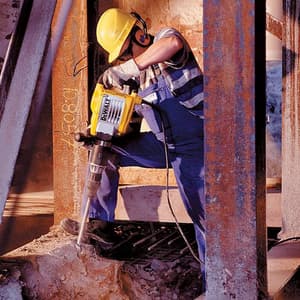 Dewalt 1600W 10kg SDS-Max Demolition Hammer 25 J Impact Energy with Active Vibration Control-Perform & Protect Shield, D25901K-IN