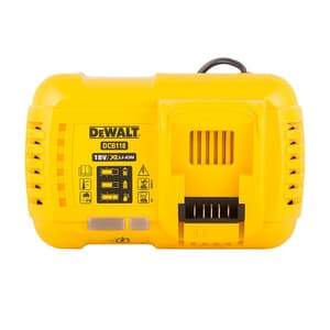 Dewalt 18V / 54V Fast Charger For charging XR Li ion FLEXVOLT & Standard XR Batteries, DCB118-QW