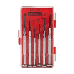 Stanley 6 Pcs Precision Screwdriver Set, 66-039