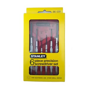 Stanley 6 Pcs Precision Screwdriver Set, 66-039