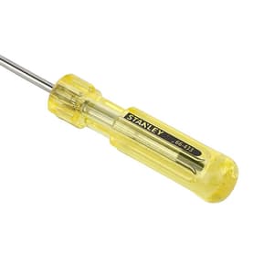 Stanley 3.5 mm (Flat) x PH0 (Phillips) x 55 mm (Blade Length) Two in one Screwdriver, 66-433