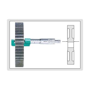 Insize 50 - 75 mm Hub Micrometer, 3292-75