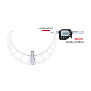Insize 250 - 275 mm High Precision Digital Outside Micrometer (Built-in Wireless), 3351-275WL