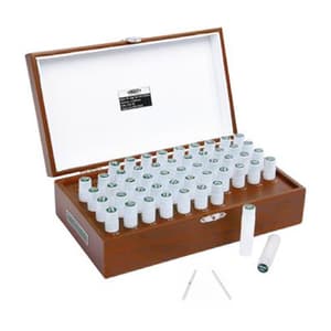 Insize 16.00 - 16.50 mm Dia. Ceramic Pin Gauge Set (Pack of 51 Pcs), 4169-16D