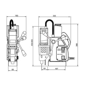 Schifler 1150W Magnetic Core Drilling Machine, SWC 50 Max