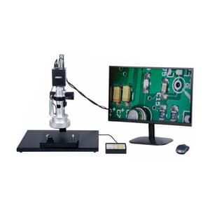 Insize 15X - 100X 3D Motorized Rotation Microscope with Display, 5301-D400