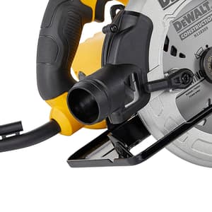 Dewalt 184mm 1500W Compact Circular Saw With 2mm Thickness Stamp Steel Shoe For Sharp Cuts, DWE5615-IN