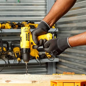 Dewalt 12V / 10 mm XR Li-ion Cordless Impact Drill Driver Machine With 2 x 1.3 Ah Batteries & 109 Pcs Accessory Kit, DCD700C2A-IN