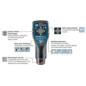 Bosch Professional Wall & Floor Detection Scanner, D-Tect 120