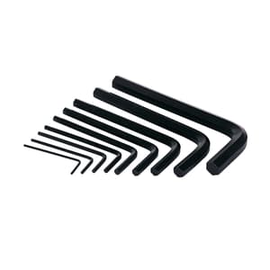 Taparia 9 Pcs (1.5 mm - 10 mm) Allen Key Sets, Black Finish, KM 9V
