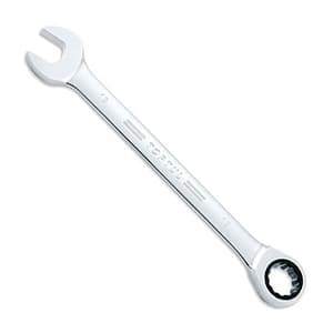 Toptul 14 mm Pro - Series Non - Reversible Ratchet Combination Wrench (72 Teeth Ratchet Mechanism), AOAF1414
