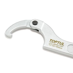 Toptul 13 - 35 mm Adjustable Hook Spanner Wrench, AEEX1A35