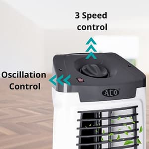Aco 1250 RPM Jumbo Tower Fan with Rotating Base, A-103-P