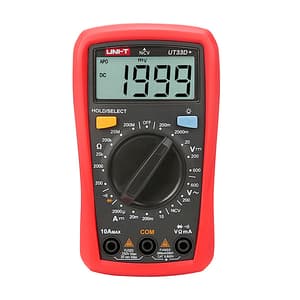 UNI-T 2000 Count Non-contact Voltage Digital Multimeter, UT33D+