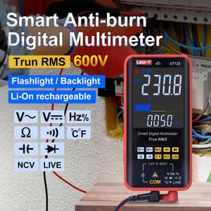 UNI-T 6199 Count True RMS Smart Digital Multimeter, UT122