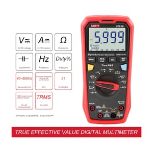UNI-T 6000 Count True-RMS Electrician Digital Multimeter, UT61B+