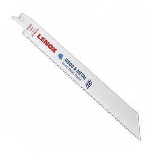 Lenox 200 mm / 8 Inch General Purpose Bi-Metal Reciprocating Saw Blades (10 TPI) (Pack of 5 Pcs), 20580810R