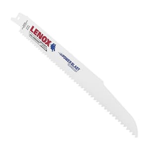 Lenox 229 mm / 9 Inch Wood Cutting Bi-Metal Reciprocating Saw Blades (6 TPI) (Pack of 5 Pcs), 20582956R