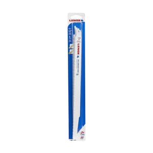 Lenox 305 mm / 12 Inch Wood Cutting Bi-Metal Reciprocating Saw Blades (6 TPI) (Pack of 5 Pcs), 20585156R