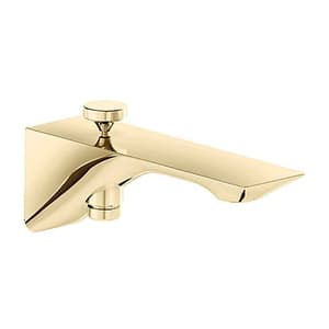 Kohler ModernLife Edge Bath Spout With Diverter In French Gold Finish, K-25764IN-AF