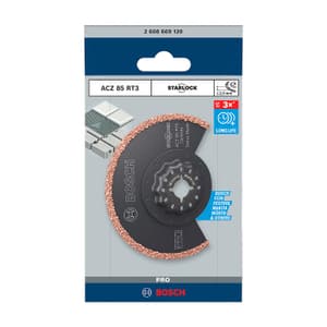 Bosch 85 mm Dia. Starlock Carbide-RIFF Segment Saw Blade, ACZ 85 RT3
