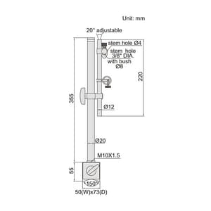Insize 100 Kgf Magnetic Stand, 6202-100
