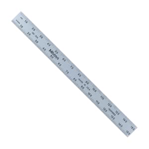 Mitutoyo 150 mm / 6 inch Fully-Flexible Steel Ruler (1/50 & 1/100 inch Graduation), 182-206