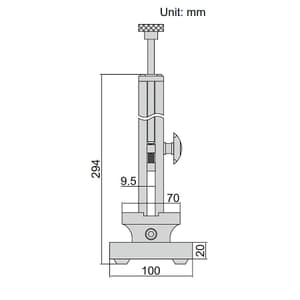 Insize 0 - 160 mm Bore Gage Setter, 7353-160
