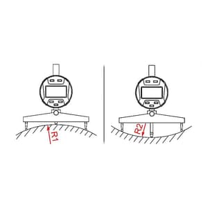 Insize 5-910 mm Digital Radius Gauge (Low Accuracy), 2183