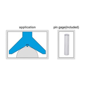 Insize 48 - 143 mm Digital Radius Gauge, 2188-143