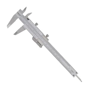 Kristeel 150 mm / 6 inch Vernier Caliper With Fine Adustment Monoblock & Calibration Certificate, 2914