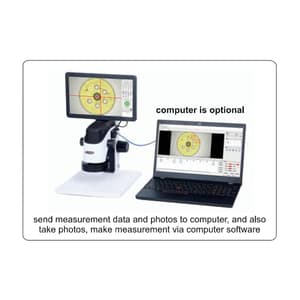 Insize 12X - 77X Large Depth of View Digital Measuring Microscope (Advanced Type), 5322-ID250A
