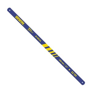 Irwin 300 mm / 12 inch, 18 TPI Bi-Metal Hacksaw Blades (Pack Of 2 Pcs), 10504523