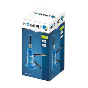 Hogert 5 Ton Hydraulic Bottle Jack, HT8G022
