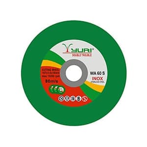 Yuri Double Trouble 102 x 3 x 16 mm WA60 D.C Grinding Wheel (Pack Of 25 Pcs)