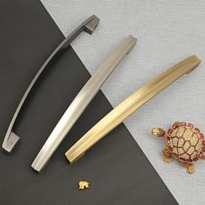 KBI 15 inch Curve Matt GRT Door Handle