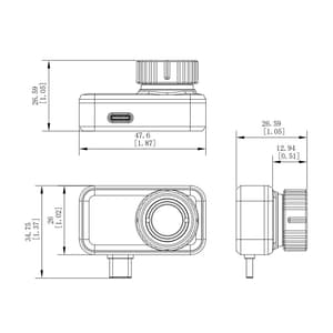 Hikmicro -20°C to 650°C Thermal Imaging Camera for Android, Mini3