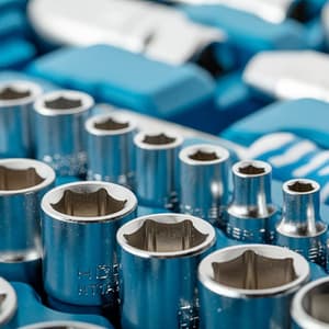 Hogert 95 Pcs 1/4 & 1/2 Inch Sq. Drive Socket Set, HT1R426