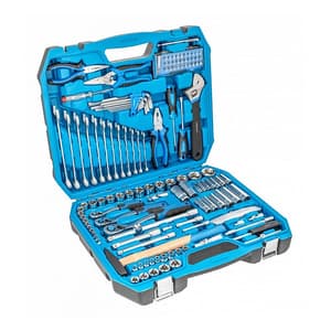 Hogert 131 Pcs 1/2, 3/8 & 1/4 Inch Sq. Drive Socket Set, HT1R439
