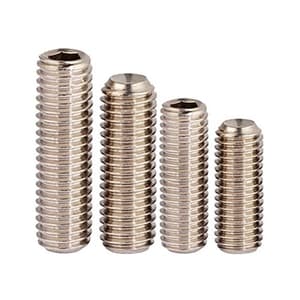 TB Basics M12 x 30 mm Fully Threaded S.S 304 Socket Set Screws (Pack of 50 Pcs)