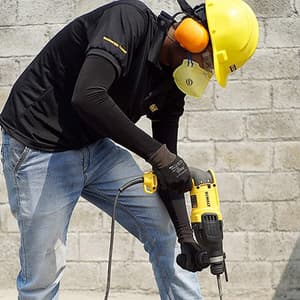 Dewalt 900W 28mm 3.0J Impact Energy SDS-Plus 3 Mode Combi Hammer, D25143K-IN
