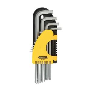 Stanley 12 Pcs Imperial Ball End Hex Long Key Set, 94-163-23