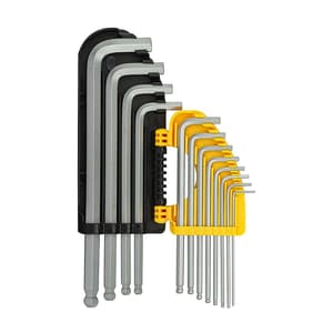 Stanley 12 Pcs Imperial Ball End Hex Long Key Set, 94-163-23