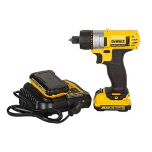 Dewalt 10.8V 6.35 mm XR Li ion Cordless Screw Driver Kit with 2x2.0 Ah Batteries Included, DCF610D2-QW