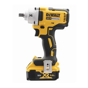 Dewalt 18V / 400Nm XR Li ion 1/2 inch Cordless Impact Wrench with Brushless Motors 2x5.0Ah Batteries Included, DCF894P2-QW